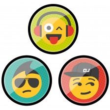 Пинчета за раница Nikidom Roller Up- Emoji