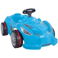 Детска кола с педали Pilsan - Speedy, синя -1
