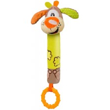 Писукаща играчка с гризалка Babyono - Куче