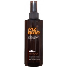 Piz Buin Tan & Protect Спрей-олио за бърз тен, SPF 30, 150 ml