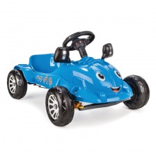 Детска кола с педали Pilsan - Herby, тъмносиня -1