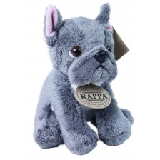 Плюшена играчка Rappa Еко приятели - Куче Френски булдог, 14 cm