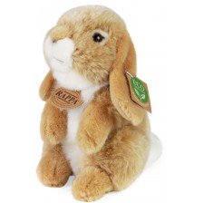 Плюшена играчка Rappa Еко приятели - Бежово зайче, 18 cm -1