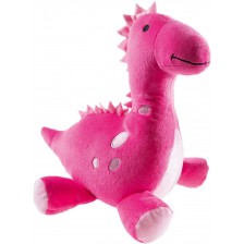 Плюшена играчка Heunec - Динозавър, розов, 25 cm -1