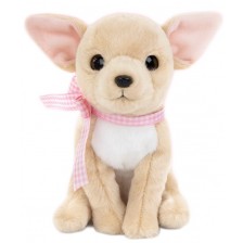 Плюшена играчка Studio Pets - Куче Чихуахуа с панделка, Пинки