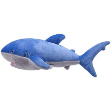 Плюшена играчка Wild Planet - Синя акула, 40 cm -1