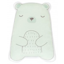Плюшена възглавница-играчка KikkaBoo - Bear with me, зелена -1