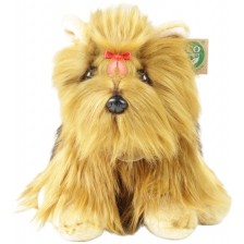 Плюшена играчка Rappa Еко приятели - Куче Йоркширски териер, седящо, 30 cm -1