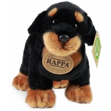 Плюшена играчка Rappa Еко приятели - Ротвайлер, 18 cm