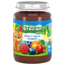 Плодово пюре Bebelan Puree - Горски плодове, 190 g -1