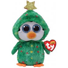Плюшена играчка TY Toys - Коледен пингвин Noel, 15 cm