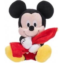 Плюшена играчка Disney Plush - Мики Маус с одеялце, 27 cm -1