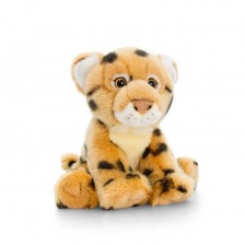 Плюшена играчка Keel Toys Wild - Леопард, 18 cm