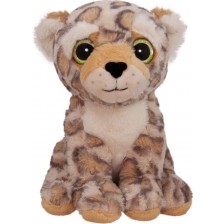 Плюшена играчка Амек Тойс - Леопард с 3D очи, 24 cm -1