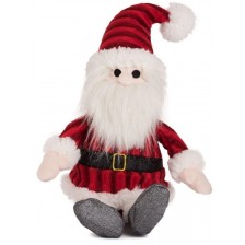 Плюшена играчка Амек Тойс - Дядо Коледа, 30 cm, червен