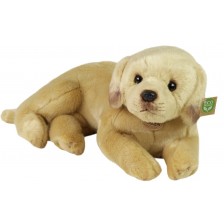 Плюшена играчка Rappa Еко приятели - Куче Лабрадор, легнало, 38 cm -1