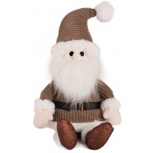 Плюшена играчка Амек Тойс - Дядо Коледа, 30 cm, кафяв