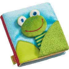 Плюшена бебешка книжка Haba - Magic frog -1