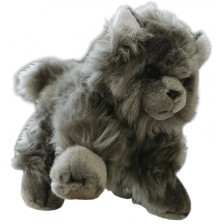 Плюшена играчка Silky - Персийска котка, сива, 23 cm -1