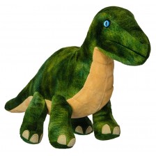 Плюшена играчка Wild Planet - Динозавър Бронтозавър, 40 cm