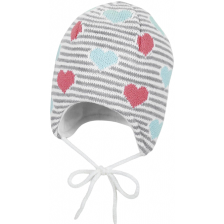 Плетена зимна шапка Sterntaler - 49 cm, 12-18 месеца, за момиче -1