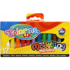 Пластилин Colorino Kids - 12 цвята -1