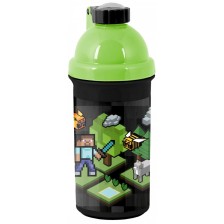 Пластмасова бутилка Paso Gamer - С презрамка за рамо, 500 ml