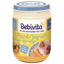 Плодово пюре йогурт Bebivita – Праскова и маракуя, 190 g, вид 2