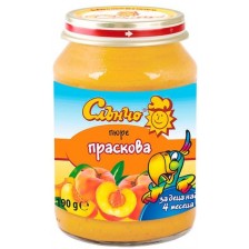 Плодово пюре Слънчо - Праскова, 190 g