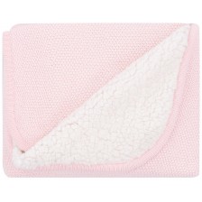 Плетено памучно одеяло с шерпа KikkaBoo - Dream Big Pink, 75 х 100 cm -1