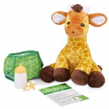 Плюшена играчка Melissa & Doug - Бебе жираф, с принадлежности