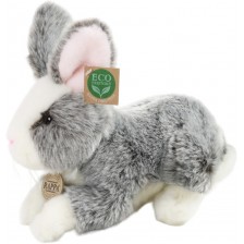 Плюшена играчка Rappa Еко приятели - Зайче с розови уши, стоящо, 23 cm -1