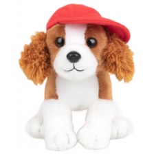 Плюшена играчка Studio Pets - Куче Кокер шпаньол с шапка, Пепър