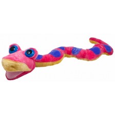 Плюшена играчка Амек Тойс - Змия, розова, 114 сm -1