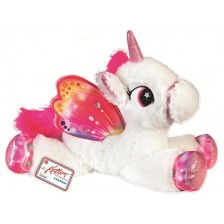 Плюшена играчка RS Toys - Еднорог, бяло-розов, 40 cm -1