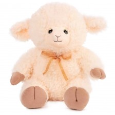 Плюшена играчка Амек Тойс - Седнала овчица, 28 cm -1