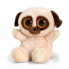 Плюшена играчка Keel Toys Animotsu - Кученце мопс, 15 cm -1