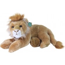 Плюшена играчка Rappa Еко приятели - Лъв, лежащ, 40 cm