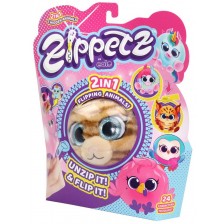 Плюшена играчка Zippetz - Животно изненада 2 в 1, асортимент