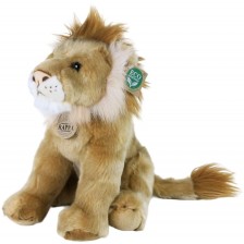 Плюшена играчка Rappa Еко приятели - Лъв, седящ, 30 cm