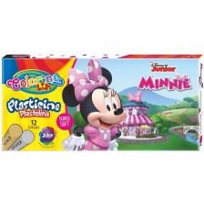 Пластилин Colorino Disney - Junior Minnie, 12 цвята -1