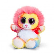 Плюшена играчка Keel Toys Animotsu - Цветно лъвче,15 cm