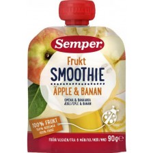 Плодово смути Semper - Ябълка и банан, 90g -1