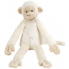 Плюшена играчка Happy Horse - Маймунката Mickey, 32 cm, бяла