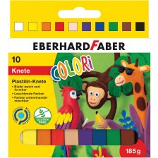 Пластилин Eberhard Faber - 10 цвята -1