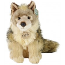 Плюшени играчки Rappa Еко приятели - Вълк/койот, седящ, 24 cm -1