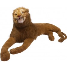 Плюшена играчка Амек Тойс - Легнал лъв, 160 cm -1