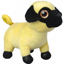 Плюшена играчка Wild Planet - Кученце мопс, 21 cm -1