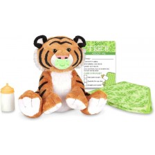 Плюшена играчка Melissa & Doug - Бебе тигър, с принадлежности -1