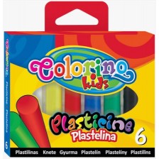 Пластилин Colorino Kids - 6 цвята -1